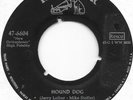 ELVIS PRESLEY Hound Dog on RCA German press US Army release rock 45