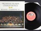 BRAHMS symphony N° 1 - Charles MUNCH orchestre de Paris - CVB 2085 - EX+ lp