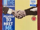 The Replacements Pleased To Meet Me Translucent Blue Vinyl Rhino Records