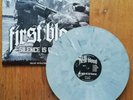 First Blood - Silence Is Betrayal Grey/Black/White Marble Vinyl LP Near Mint