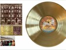 Led Zeppelin ?– Physical Graffiti Gold Vinyl Record + Set Of Metal Plaques For F