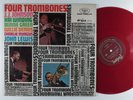 J.J. JOHNSON Four Trombones FANTASY LP VG+ mono red wax w/ catalog  