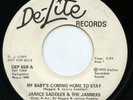 Rare Soul 45  - Janice Saddler & The Jammers - My Baby's Coming Home To Stay