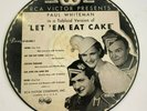 Victor LP 1933 LET'EM EAT CAKE/ AS THOUSANDS CHEER Gershwin Bros & Irving Berlin