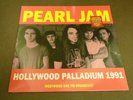 PEARL JAM HOLLYWOOD PALLADIUM 1991 LIMITED REPRESS CLEAR VINYL 500 COPIES SEALED