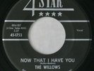 4 STAR 1753 Willows Orig RARE R&B Doo Wop 45 Near Mint Now That I Have You