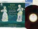 GIOCONDA DE VITO BACH VIOLIN CONCERTO ANGEL ASC-5121 Japan FLIPBACK COVER RED LP