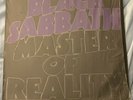 Black Sabbath Master of Reality Original 1971 German Import Vinyl Excellent Cond