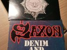 SAXON / STRONG ARM OF THE LAW / DENIM AND LEATHER 2 ALBUMS EX