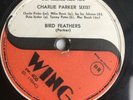 78 rpm CHARLIE PARKER SEXTET & QUARTET- Miles DAVIS- bird feathers- SWING SW 406