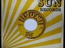 ELVIS PRESLEY Sun 45rpm YELLOW WAX REPRO Mystery Train/I Forgot To Remember HEA