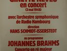 BRAHMS Violin Concerto Ginette Neveu Hans Schmidt-Isserstedt Stil LP