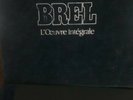 COFFRET  velour LP JACQUES BREL L'oeuvre Intégrale 14 disques 33 BARCLAY