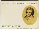 RARE CLASSICAL Heifetz/Munch Beethoven Violin Concerto LP Living Stereo LSC-1992