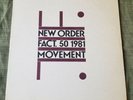 NEW ORDER FACT 50 1981 MOVEMENT LP RECORD