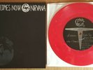 Nirvana Melvins 7 inch Here She Comes Now Dale Crover RED SWIRL VINYL