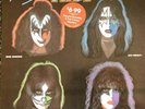 Kiss Best of solo albums Australia Vinyl LP 6 Sticker Set + Flyer RAR Komplett