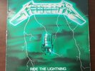 Metallica - Ride The Lightning - First Press French - Green Cover Original