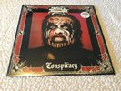 King Diamond Conspiracy Clear with Red Splatter Vinyl Record LP in shrink