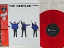 BEATLES HELP EMI/ODEON EAS-70134 Japan OBI CLEAR RED VINYL MONO VINYL LP