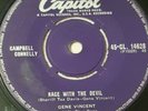 Gene Vincent UK Capitol 45   Race With The Devil / Gonna Back Up Baby
