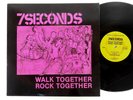 7 SECONDS LP Walk Together Rock Together BYO Rec '85 A+ HEAR Lyric Insert