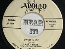NY Rocker Rockabilly Stroller 45 LARRY KIRBY Sweet Shop APOLLO dj killer guitar