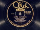 78 RPM -- The Goofus Five and Their Orchestra, Okeh 41110, EE+ Jazz