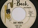 RARE Garage Swamp Rock Blues 45 TONY JOE WHITE & THE MOJOS Bad Mouth J-BECK mp3