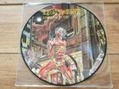 IRON MAIDEN -SOMEWHERE IN TIME - RARE DUTCH 8 TRACK COLOUR PICTURE DISC LP MINT