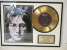 John Lennon Imagine framed 24K Gold Record PRICE REDUCED