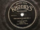 50'S HILLBILLY CAJUN NATHAN ABSHIRE Pine Grove Blues #2 KHOURY'S 611 V
