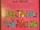 ? Marlo Thomas & Friends Free To Be You & Me Bell Rec 1972 Vinyl LP +Booklet
