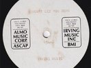 ZANE GREY & LEN RON HANKS I Won't Let You Down UNISSUED ACETATE modern soul HEAR