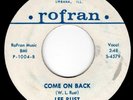 SPOOKY MIDWEST ROFRAN GARAGE 45 - COME ON BACK/MYSTERY HOUSE - LEE RUST - HEAR
