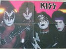 KISS poster inlay from THE ELDER LP record 1981. Norwegian edition. Very rare