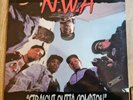 NWA N.W.A. LP Straight Outta Compton UK Ruthless 1st Press NICE COPY DR DRE 