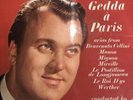 CLASSICAL LP RECORD SAX 2481GEDDA A PARIS