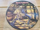 IRON MAIDEN -  PIECE OF MIND -  RARE 9 TRACK PICTURE DISC REISSUE  LP MINT COPY