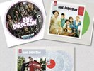 One Direction Vinyl LP Bundle Take Me Home & Up All Night & Midnight Memories 7”
