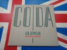 LED ZEPPELIN CODA Embossed Sleeve 1ST UK PRESS  VINYL LP 1982 EX