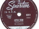1958 The ELEGANTS Doo Wop/Rock’n Roll 78 RPM Record. Little star