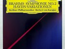 HERBERT VON KARAJAN - BRAHMS symphony no.2 DGG 423142-1 digital LP NM