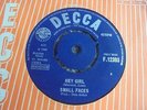 Small Faces - Hey Girl c/w Almost Grown 1966 UK 45 DECCA MOD