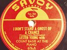 Lester Young (w/Count Basie) - I Don't Stand / Back Home Again in Indiana, SAVOY