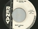 ROCKABILLY bw TEEN- MATT LUCAS - IM MOVIN' ON - 1ST LBL HEAR -1963 MEMPHIS RENAY