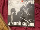 NO FOR AN ANSWER-a thought crusade LP SEALED RARE