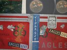 2LP EAGLES Live P558990Y ASYLUM JAPAN Vinyl OBI PROMO