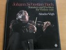 Bach Sonata & Partita Solo Violin Sandor Vegh 3xLP NEAR MINT Telefunken 6.35344