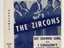 PICTURE SLEEVE - THE ZIRCONS ON HEIGH-HO RECORDS / SLEEVE ONLY